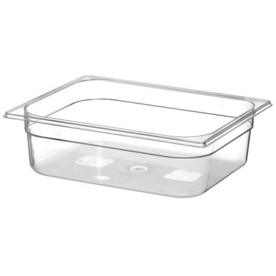 Kontejner GN 1/2 polykarbonát, HENDI, Profi Line, GN 1/2, 6,5L, Průhledná, 325x265x(H)100mm