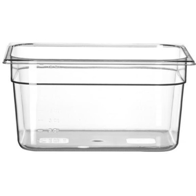Kontejner GN 1/2 polykarbonát, HENDI, Profi Line, GN 1/2, 9,5L, Průhledná, 325x265x(H)150mm