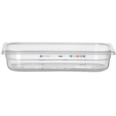 Kontejner GN 1/3 HACCP, HENDI, GN 1/3, 2,5L, Průhledná, 325x176x(H)65mm
