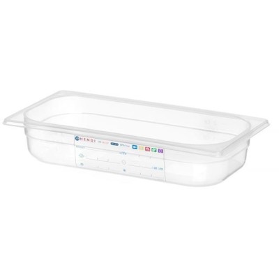 Kontejner GN 1/3 HACCP, HENDI, GN 1/3, 2,5L, Průhledná, 325x176x(H)65mm