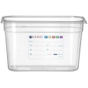 Kontejner GN 1/3 HACCP, HENDI, GN 1/3, 7,8L, Průhledná, 325x176x(H)200mm