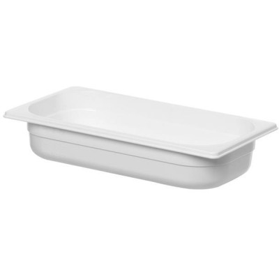 Kontejner GN 1/3 bílý polykarbonát, HENDI, GN 1/3, 2,5L, Bílá, 325x176x(H)65mm