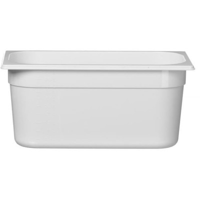 Kontejner GN 1/3 bílý polykarbonát, HENDI, GN 1/3, 5,7L, Bílá, 325x176x(H)150mm