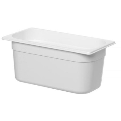 Kontejner GN 1/3 bílý polykarbonát, HENDI, GN 1/3, 5,7L, Bílá, 325x176x(H)150mm
