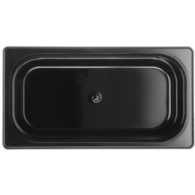 Kontejner GN 1/3 černý polykarbonát, HENDI, Profi Line, GN 1/3, 4L, Černá, 325x176x(H)100mm