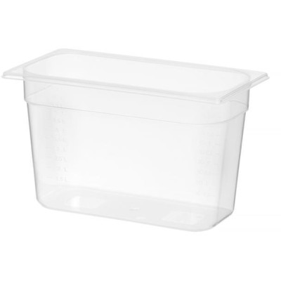 Kontejner GN 1/3 polypropylen, HENDI, Profi Line, GN 1/3, 7,8L, Průhledná, 325x176x(H)200mm