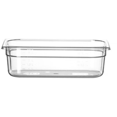 Kontejner GN 1/3 polykarbonát, HENDI, Profi Line, GN 1/3, 4L, Průhledná, 325x176x(H)100mm