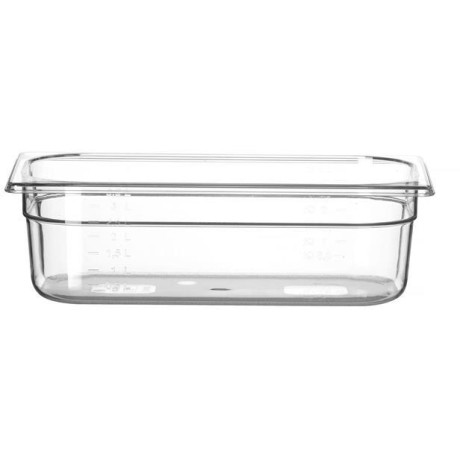 Kontejner GN 1/3 polykarbonát, HENDI, Profi Line, GN 1/3, 4L, Průhledná, 325x176x(H)100mm