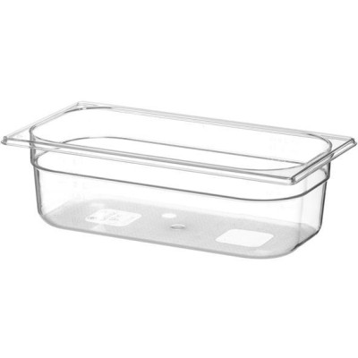 Kontejner GN 1/3 polykarbonát, HENDI, Profi Line, GN 1/3, 4L, Průhledná, 325x176x(H)100mm