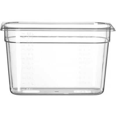 Kontejner GN 1/3 polykarbonát, HENDI, Profi Line, GN 1/3, 7,8L, Průhledná, 325x176x(H)200mm