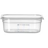 Kontejner GN 1/4 HACCP, HENDI, GN 1/4, 2,8L, Průhledná, 265x162x(H)100mm