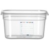 Kontejner GN 1/4 HACCP, HENDI, GN 1/4, 3,5L, Průhledná, 265x162x(H)150mm