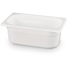 Kontejner GN 1/4 bílý polykarbonát, HENDI, GN 1/4, 2,8L, Bílá, 265x162x(H)100mm