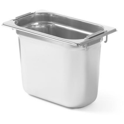 Nádoba 1/4 GN se zasouvacími držadly, HENDI, Profi Line, GN 1/4, 5,5L, (H)200mm
