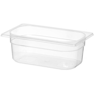 Kontejner GN 1/4 polypropylen, HENDI, Profi Line, GN 1/4, 2,8L, Průhledná, 265x162x(H)100mm