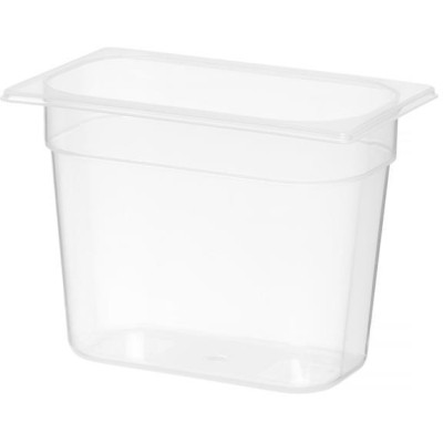 Kontejner GN 1/4 polypropylen, HENDI, Profi Line, GN 1/4, 5,5L, Průhledná, 265x162x(H)200mm