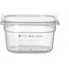 Kontejner GN 1/6 HACCP, HENDI, GN 1/6, 1,6L, Průhledná, 176x162x(H)100mm