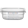 Kontejner GN 1/6 HACCP, HENDI, GN 1/6, 1L, Průhledná, 176x162x(H)65mm
