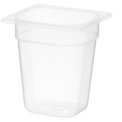 Kontejner GN 1/6 polypropylen, HENDI, Profi Line, GN 1/6, 3,4L, Průhledná, 176x162x(H)200mm
