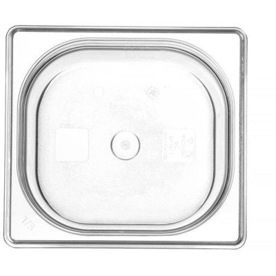 Kontejner GN 1/6 polykarbonát, HENDI, Profi Line, GN 1/6, 1L, Průhledná, 176x162x(H)65mm