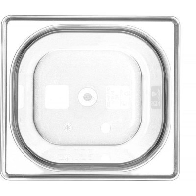 Kontejner GN 1/6 polykarbonát, HENDI, Profi Line, GN 1/6, 3,4L, Průhledná, 176x162x(H)200mm
