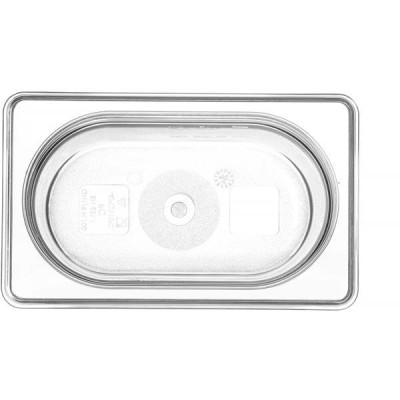 Kontejner GN 1/9 polykarbonát, HENDI, Profi Line, GN 1/9, 1L, Průhledná, 176x108x(H)100mm
