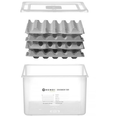 Kontejner na vejce HENDI OVOBOX 120, HENDI, GN 2/3, 18L, 355x325x(H)200mm