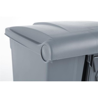 Nádoba na odpadky s pedálem, AmerBox, 68L, Světle šedá, 490x410x(H)660mm
