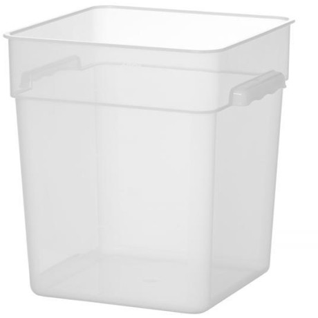 Nádoba na potraviny se stupnicí, HENDI, 17,2L, 290x290x(H)320mm