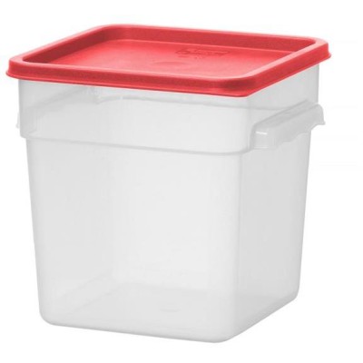 Nádoba na potraviny se stupnicí, HENDI, 7,6L, 235x235x(H)230mm