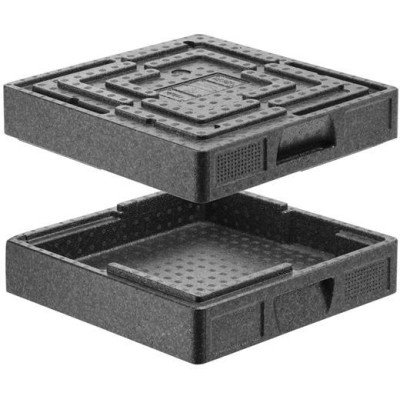Termoizolační kontejner cateringový Salto, HENDI, Profi Line, 5,5L, 410x410x(H)100mm