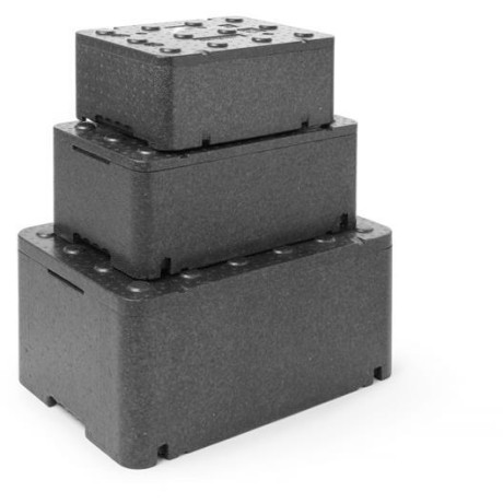 Termoizolační boxz piocelanu, HENDI, Kitchen Line, 13L, 400x300x(H)173mm