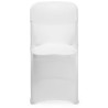 Skládací kryt židle, HENDI, Kitchen Line, 810965 & 910989, Bílá, 540x440x(H)840mm