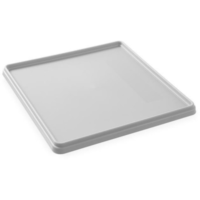 Poklice na koše 500×500 mm, AmerBox, šedý, Světle šedá, 500x500x(H)35mm