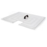 Víko na nádobu GN 2/1 do SmartVide, Sammic, GN 2/1, Bílá, 650x530mm