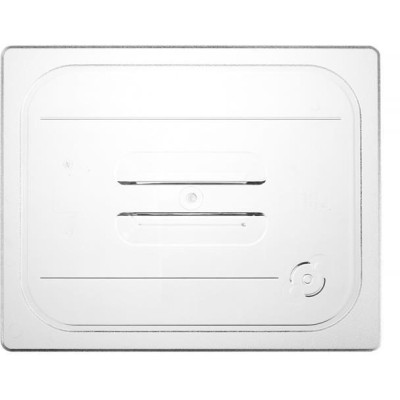 Víko pro polykarbonátové nádoby GN, HENDI, GN 1/2, Průhledná, 265x325mm