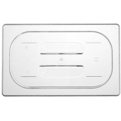 Víko pro polykarbonátové nádoby GN, HENDI, GN 1/4, Průhledná, 265x162mm