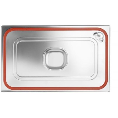 Víko pro nádoby GN se silikonovým těsněním, HENDI, Profi Line, GN 1/1, 530x325mm