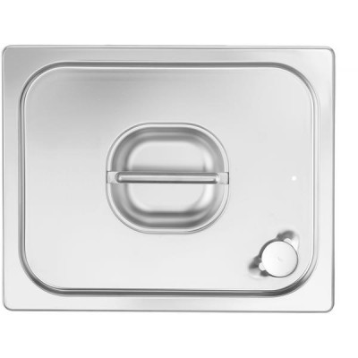 Víko pro nádoby GN se silikonovým těsněním, HENDI, Profi Line, GN 1/2, 265x325mm