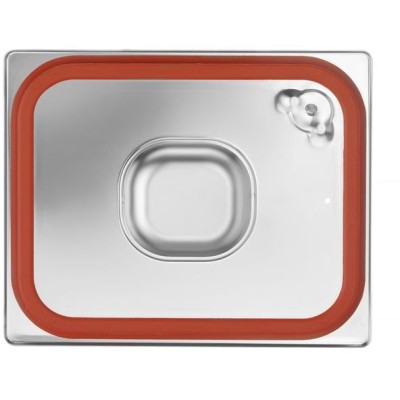 Víko pro nádoby GN se silikonovým těsněním, HENDI, Profi Line, GN 1/2, 265x325mm