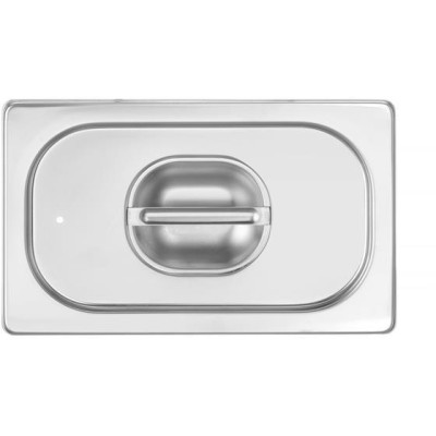Víko pro nádoby GN se silikonovým těsněním, HENDI, Profi Line, GN 1/4, 265x162mm