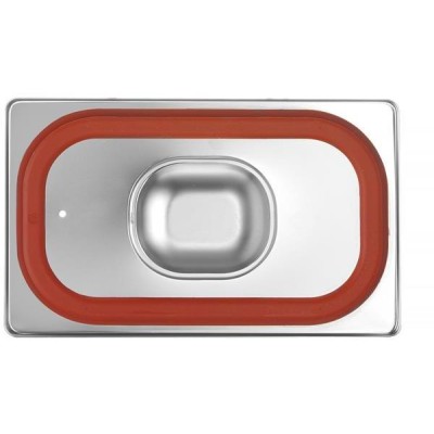 Víko pro nádoby GN se silikonovým těsněním, HENDI, Profi Line, GN 1/4, 265x162mm
