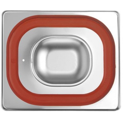 Víko pro nádoby GN se silikonovým těsněním, HENDI, Profi Line, GN 1/6, 176x162mm