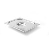Víko pro nádoby GN s výřezem pro naběračku, HENDI, Kitchen Line, GN 1/2, 265x325mm