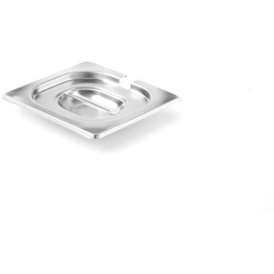 Víko pro nádoby GN s výřezem pro naběračku, HENDI, Profi Line, GN 1/6, 176x162mm