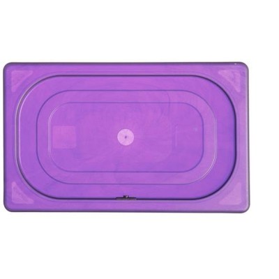 Fialově zbarvené víko pro nádoby GN, HENDI, GN 1/4, Fialová, 265x162mm