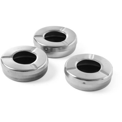 Popelník s víkem, HENDI, 3 ks, ⌀90x(H)28mm