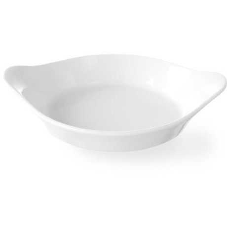 Kulatá zapékací mísa s uchy, HENDI, 0,15L, 185x152x(H)40mm