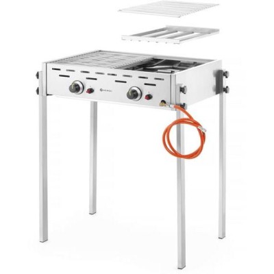 Plynový gril Roast-Master Pro, HENDI, 11,6kW, 790x560x(H)900mm