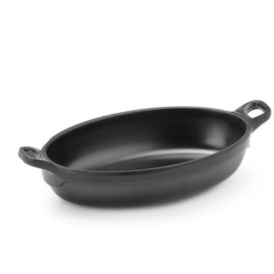 Mini oválná pánev Little Chef, Fine Dine, Černá, 155x80x(H)37mm